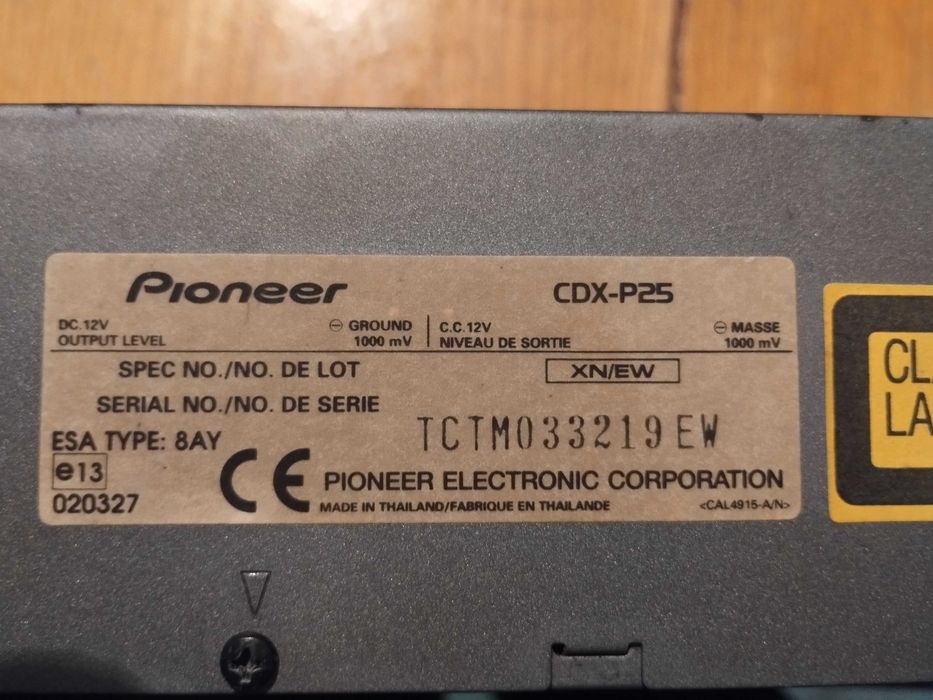 Pioneerr CDX-P25 CD ченджър в добро състояние