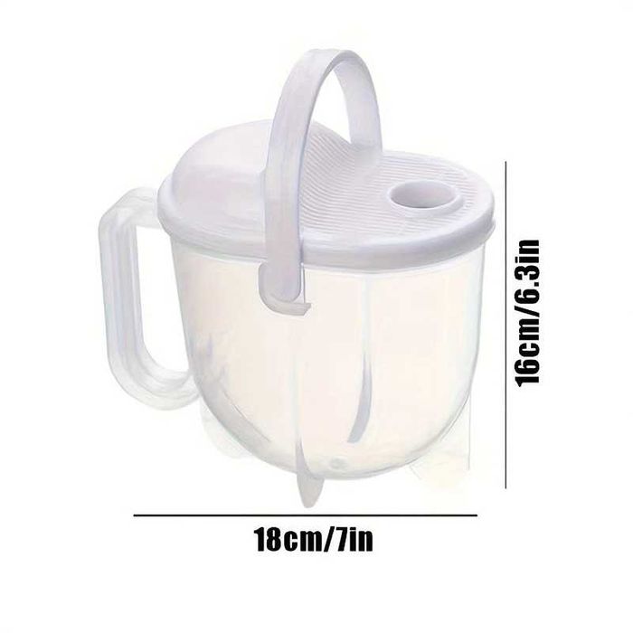 Кана с цедка за измиване на ориз