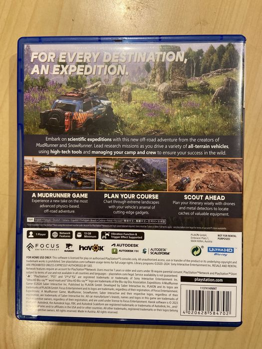 Игра За PS5 Expeditions: A MudRunner Game