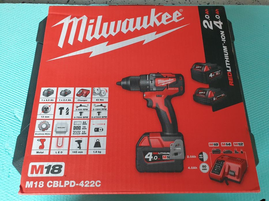 Milwaukee M18 безчетков