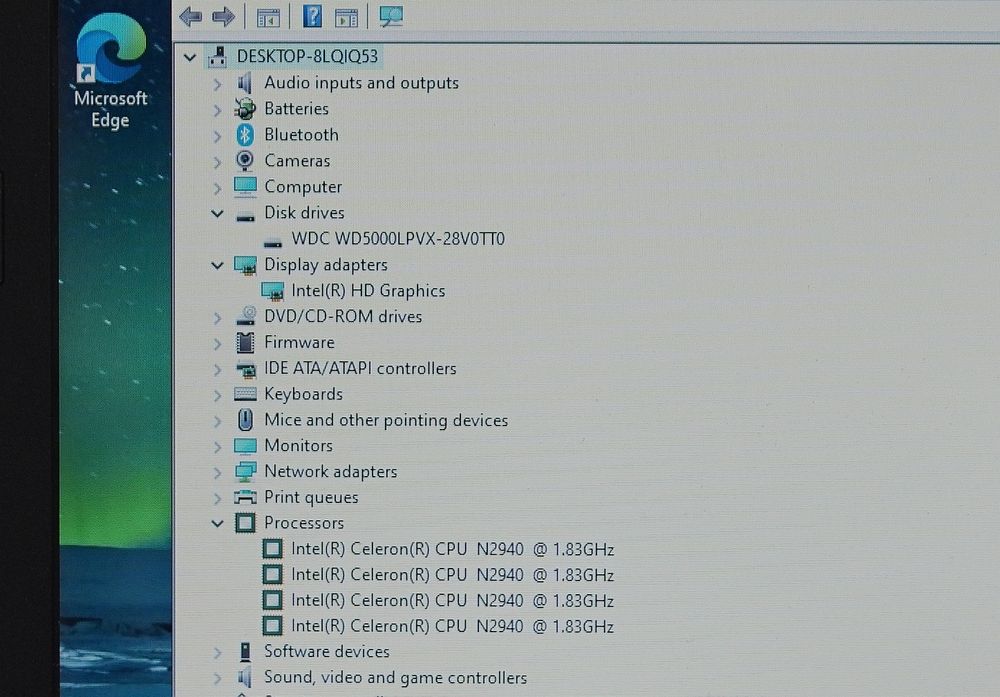 Laptop Acer Intel Celeron quad-core