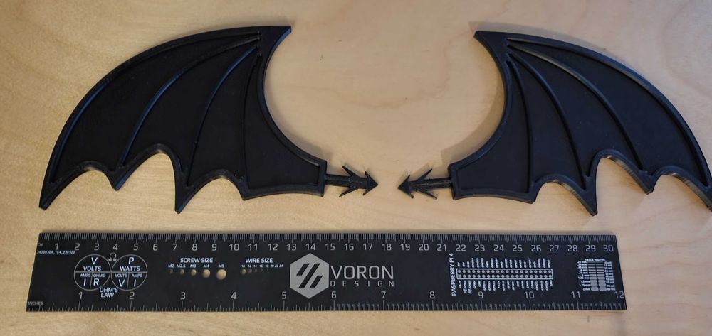 Aripi de liliac 3D pentru dovleac – Decor de Halloween