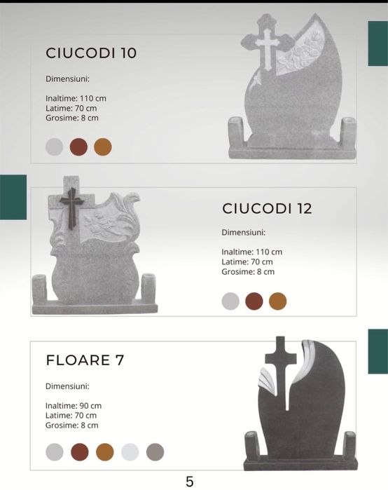 Morminte cruci din granit