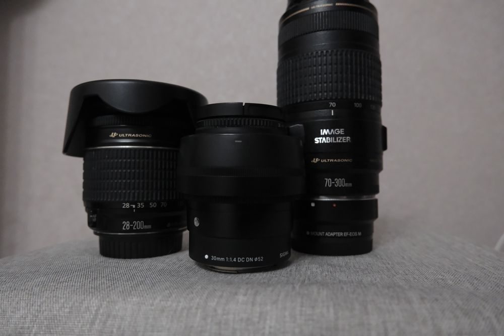 Canon M200 + объективы