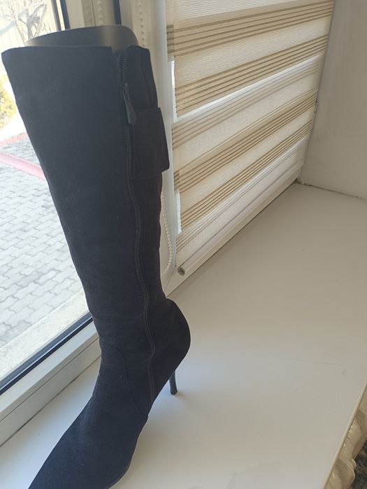 Продам сапоги!!!Замша!!!