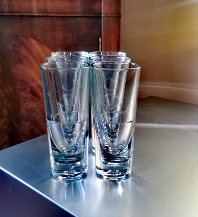 Антикварни кристални чаши Карло Морети Bulit Glasses 80г дизайнерски