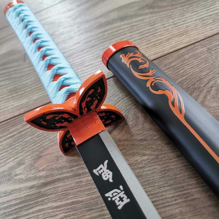 Катана Меч СТОМАНА Katana Manga Sword Demon Slayer Shinobu Kocho 74 см