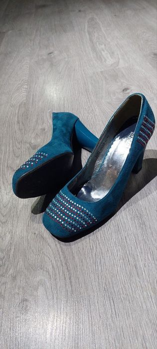 Туфли женские замшевые