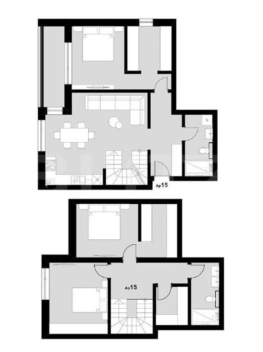 Apartament 4 camere pe doua niveluri, 2 locuri de parcare, Giroc