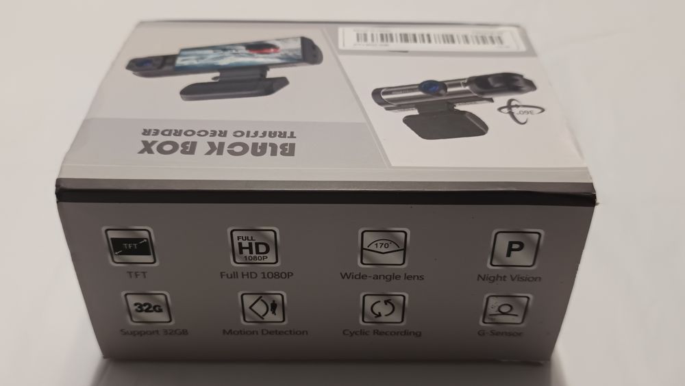 Автомобилен видеорегистратор с 2 камери – Full HD + 32GB карта