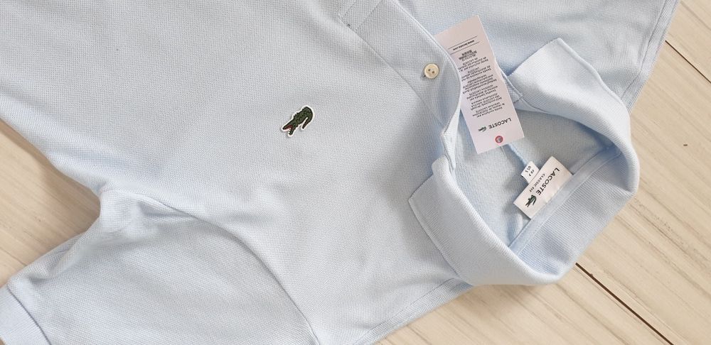 Lacoste Pique Cotton Classic Fit  3 - S НОВО! ОРИГИНАЛ! Мъжка Тениска!