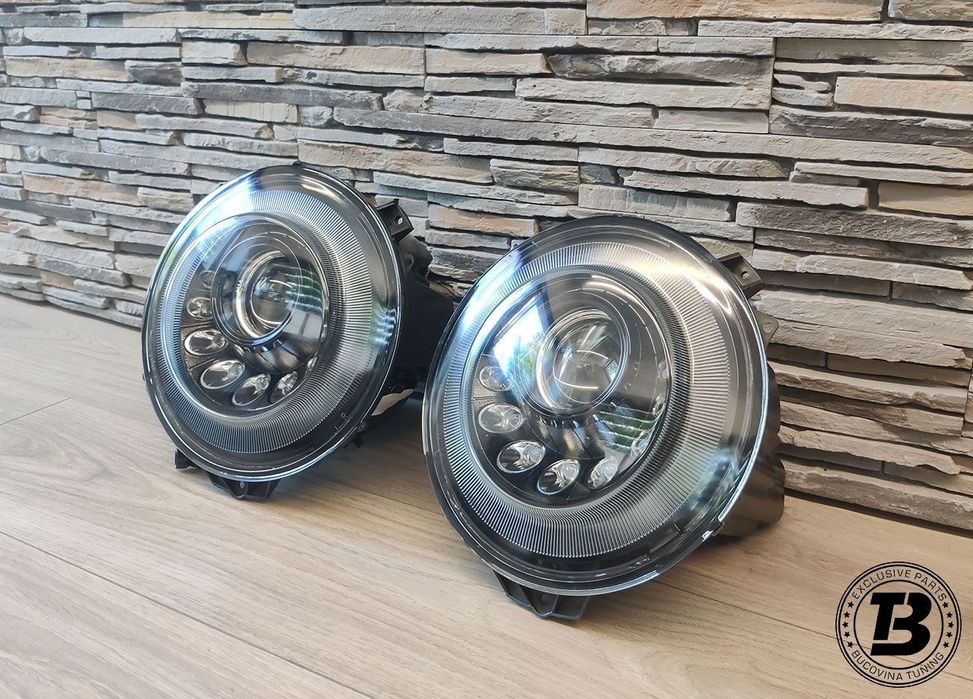 Faruri LED compatibile cu Mercedes W463 G-Class B Design