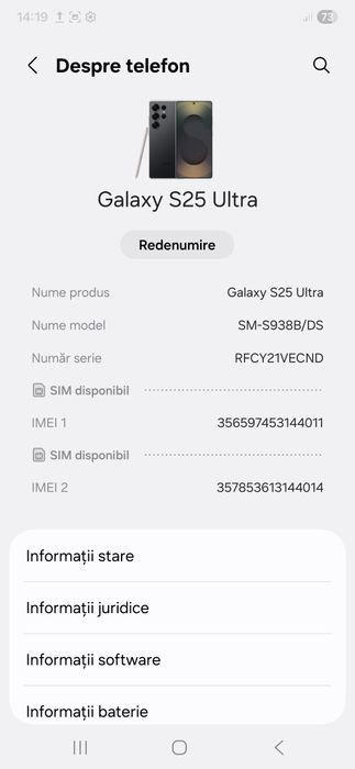 Samsung S25 Ultra 512GB