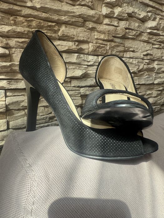 Дамски елегантни обувки от естествен велур GiAnni