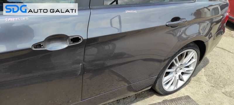 Usa Usi Portiera Portiere Stanga Spate Dezechipata BMW Seria 3 E90 2004 - 2010 Culoare A22 Sparkling Graphite Metallic