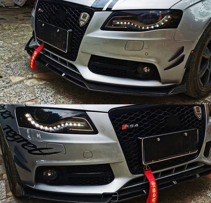 Лип спойлер за предна броня Ауди А4 Б7,Б8/Audi A4 B7,B8