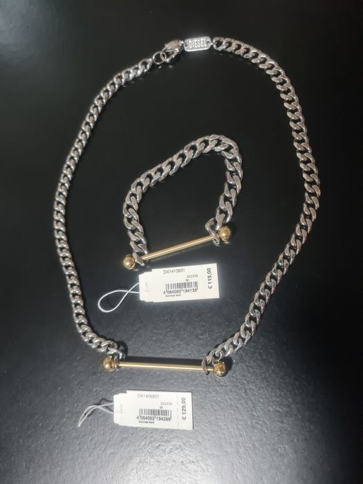 Lănțișor + brățară DIESEL