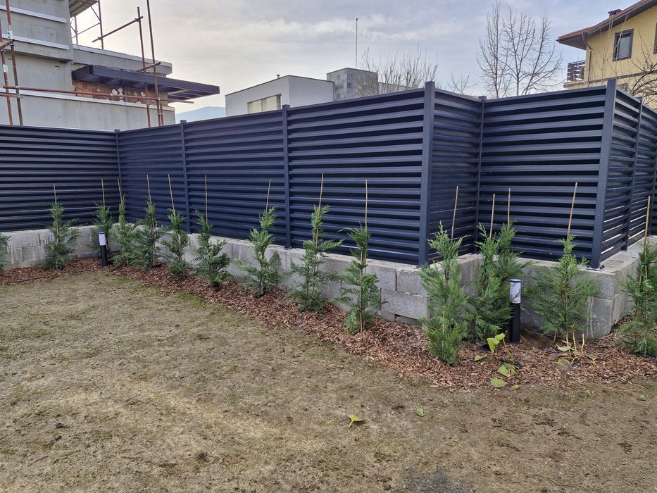 Ламелна метална ограда