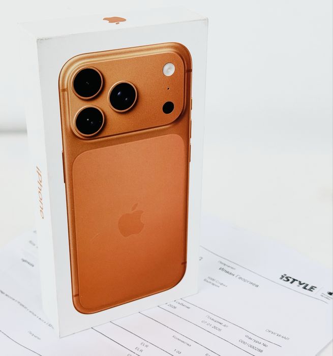 НОВ! Apple iPhone 17 Pro 512GB Cosmic Orange 2г. Гарания!