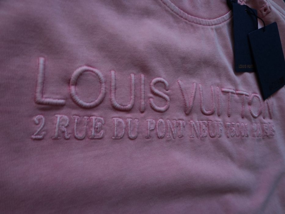 Мъжка тениска Louis Vuitton Washed Ribbed T shirt