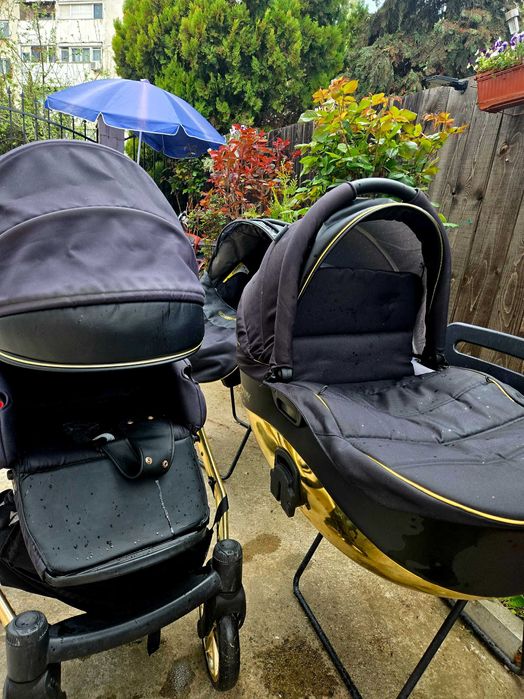 3в1 Количка Baby Active Glossy Gold