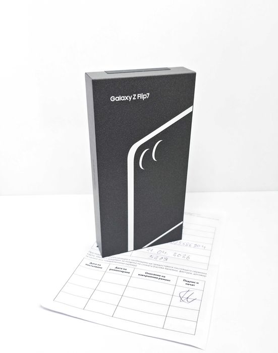 НОВ•Samsung Z Flip 7 256GB Jetblack•Гаранция