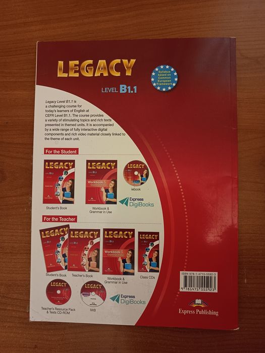 LEGACY B1.1 Учебна тетрадка по английски