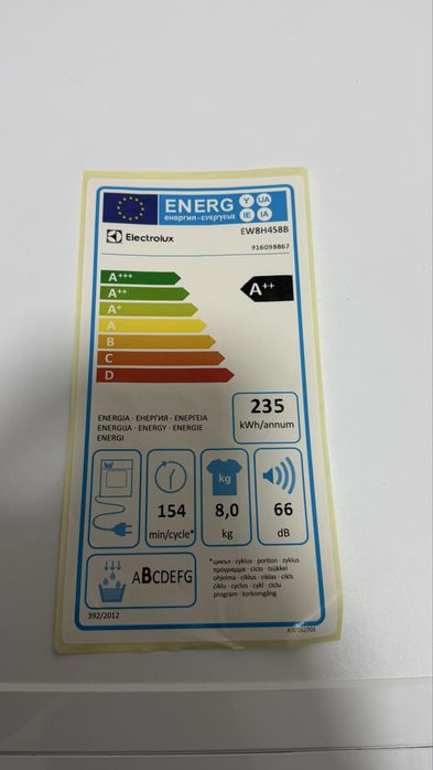 Uscator rufe electrolux  ca si noua