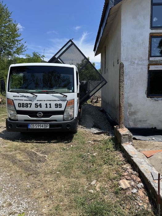 Услуги  с малък багер( Мини багер) 2.6т. Тристранен самосвал 3.5т.