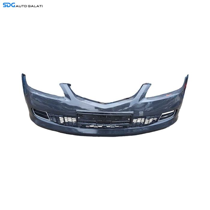 Bara Spoiler Fata Mazda 6 2002 - 2008 (Prezinta Mici Defecte Imperfectiuni) Culoare Negru [LC3052]