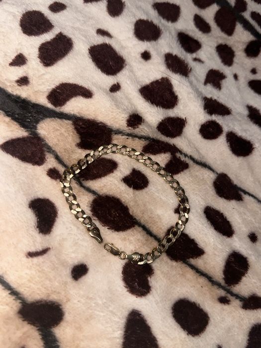 Brățară aur 14K model stil cuban