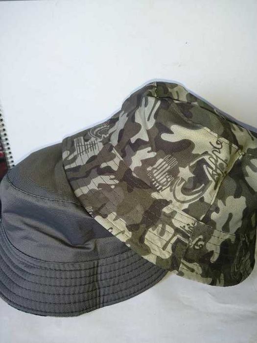 Двустранна двойна двулика шапка идиотка рибарска мъжка женска