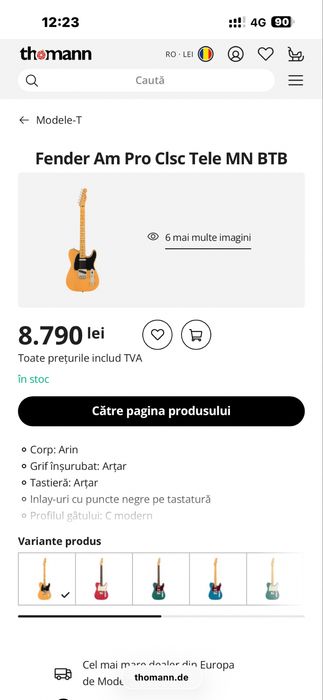Fender telecaster california