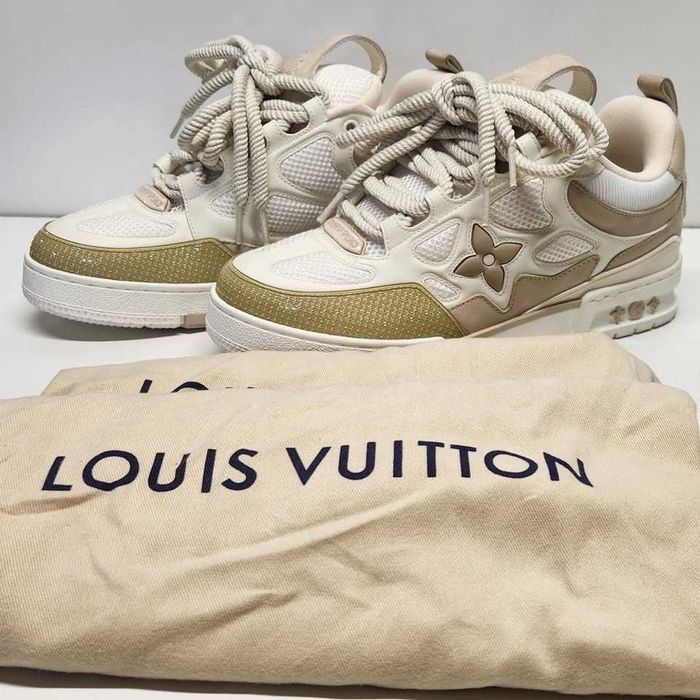 #NOU# Louis Vuitton LV Skate Bej - Verificare Colet -