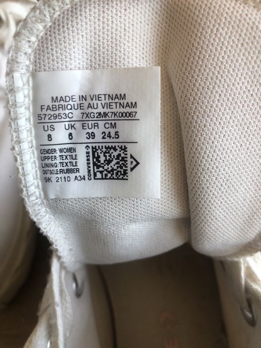 Converse кецове на платформа