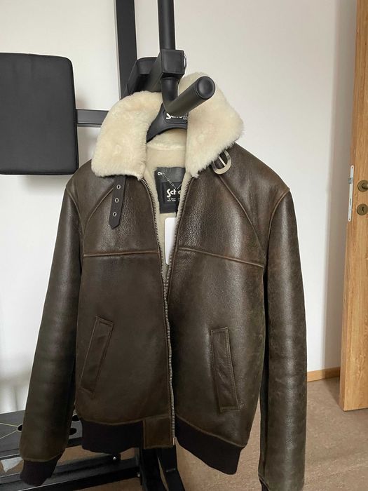 geaca blana SCHOTT LC AIRForce