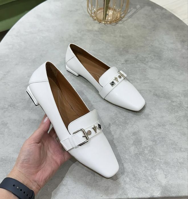 Белые лоферы от Турецкого бренда  ilvi