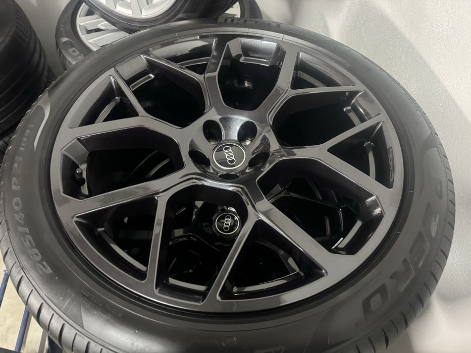 Jante Audi Q7 SQ7 R21 Originale 4M Audi Sport Pirelli 34/2024 Vara 99%