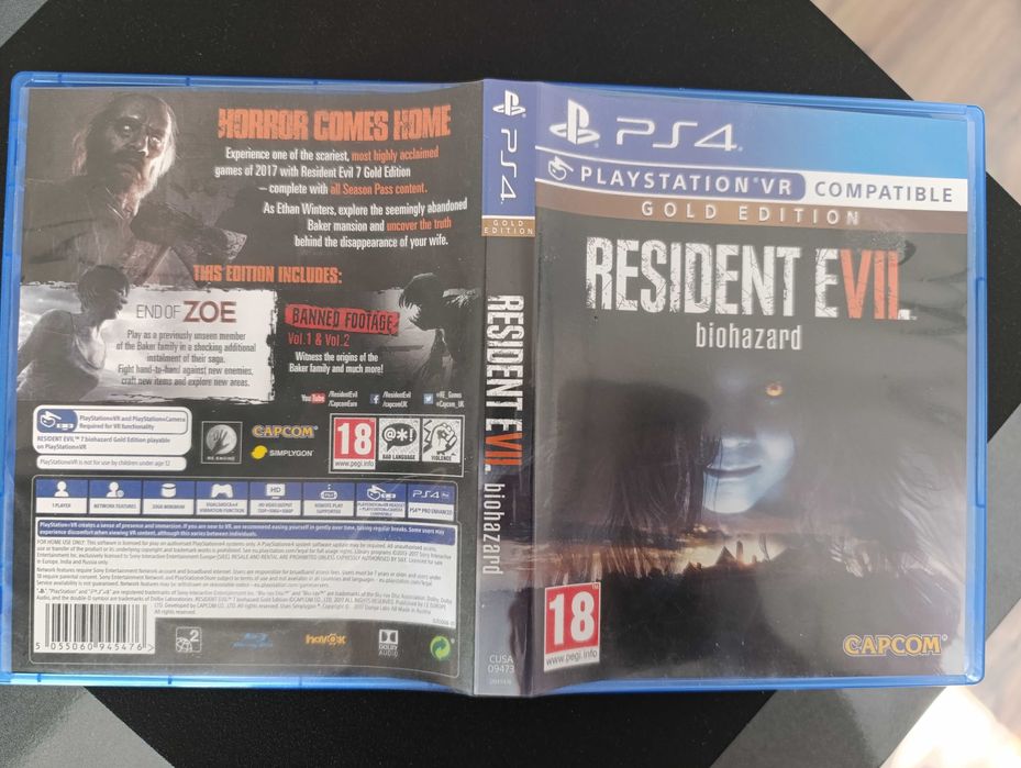 Игри за PlayStation 4, ps4 games, Resident evil 7, Resident evil 2