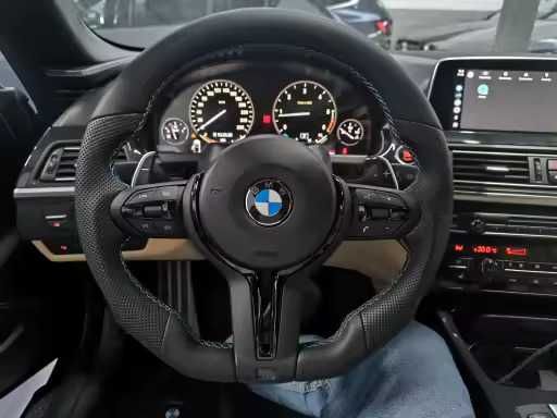 Нов кожен спортен волан за BMW (М пакет / Flat Bottom)