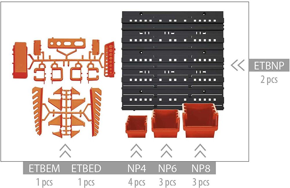 Органайзер за стена табло кутии за инструменти