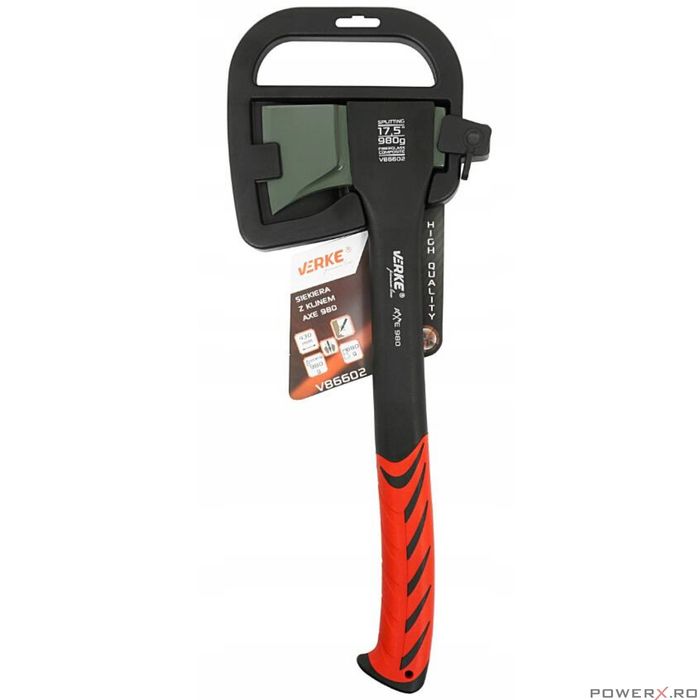 Topor universal pentru tamplarie, maner cauciucat, 980G, Verke