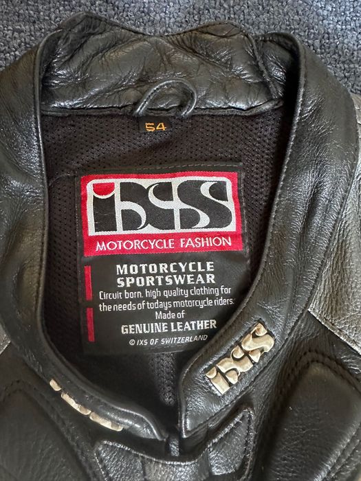 Geacă Moto Piele iXS (Swiss Design) - Mărimea 54 (L/XL) - Protecții CE