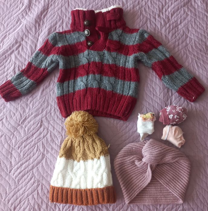 ЛОТ ИЗПОЛЗВАНИ  бебешки дрешки за момиче р-р 86(12-18м.)