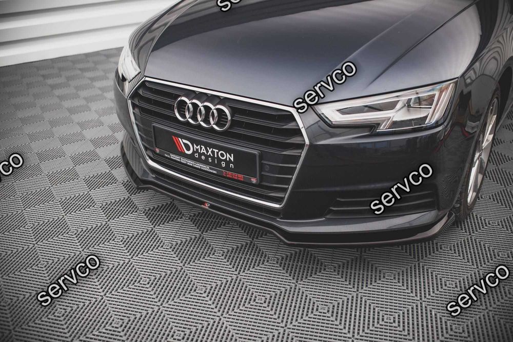 Prelungire splitter bara fata Audi A4 B9 2015-2019 v12 - Maxton Design