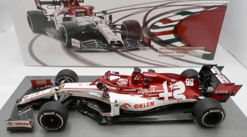 Machete formula 1 f1 1/18 Alfa romeo ferrari sauber 2019 2020