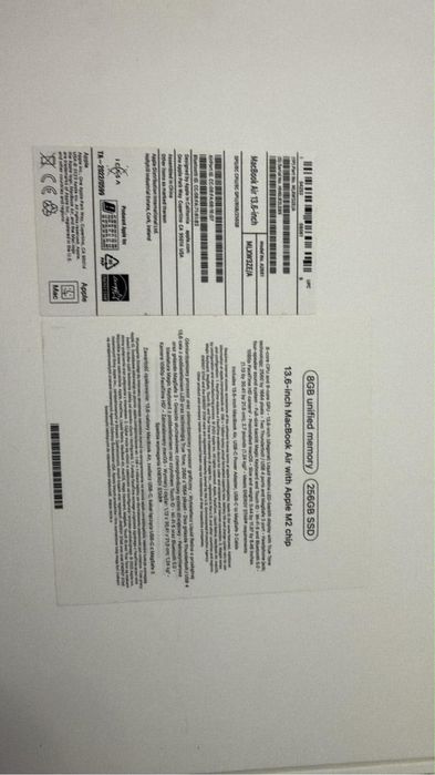 Macbook air m2 256gb