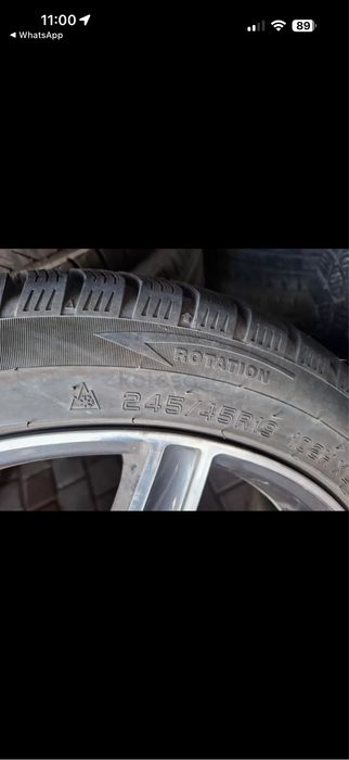 Продам диски с резиной на Мерседес AMG