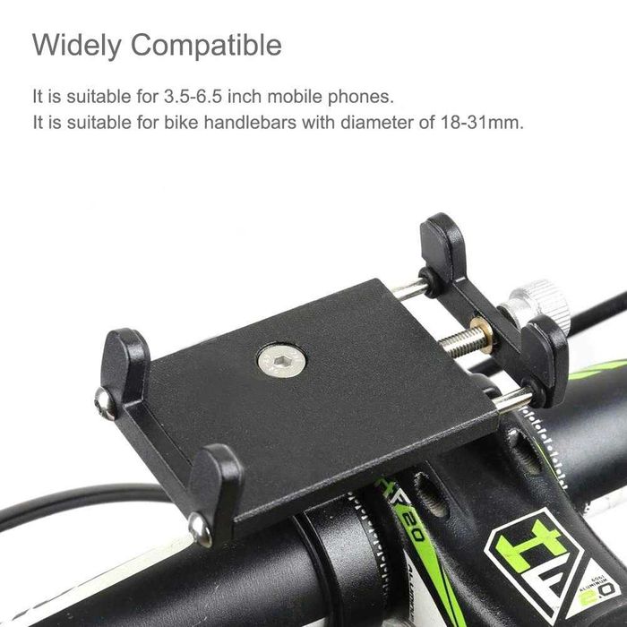 Алуминиева стойка за телефон на велосипед или мотор