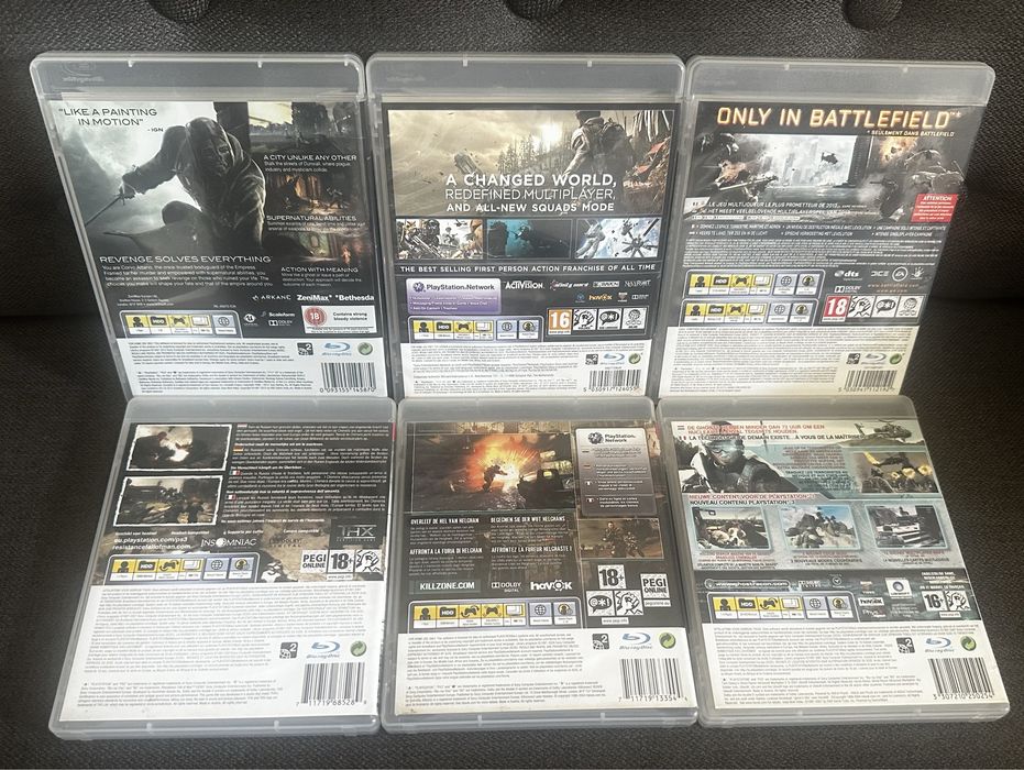 PS3 Shooter Bundle - Battlefield, Killzone, Resistance, COD Ghosts